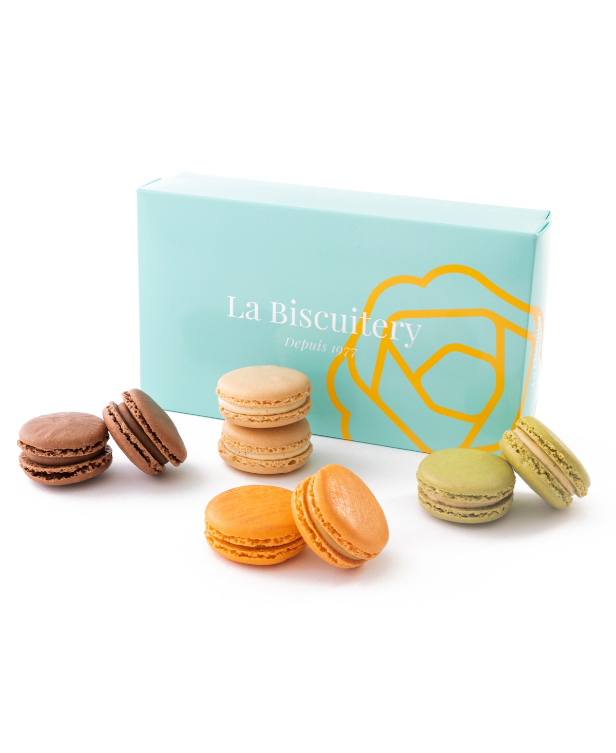 La Biscuitery The Signature Box Of 12 Macarons In No Color
