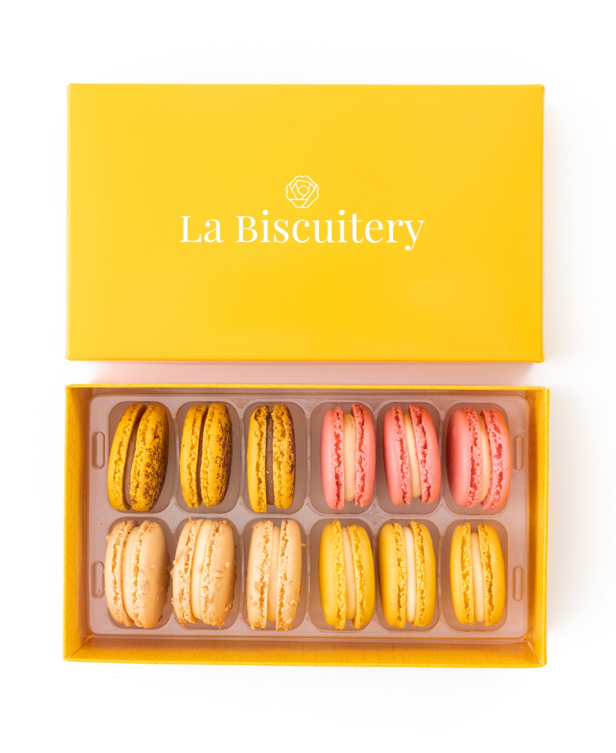 Shop La Biscuitery The Sunshine Box Of 12 Macarons In No Color