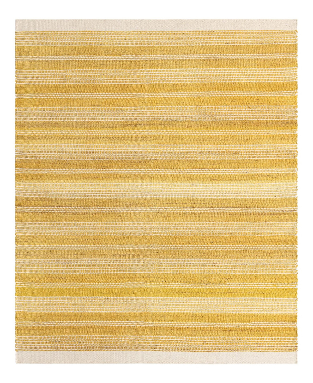 Bayshore Home Lasso Lss-01 7'10" X 10' Area Rug In Yellow