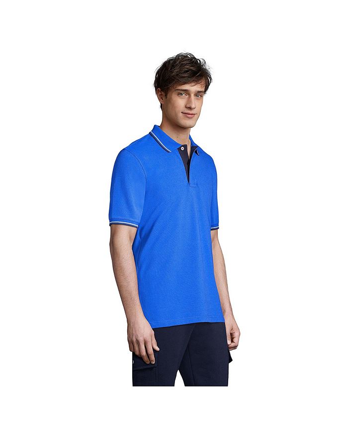 Lands' End Men's Short Sleeve ComfortFirst Mesh Polo Shirt Macy's