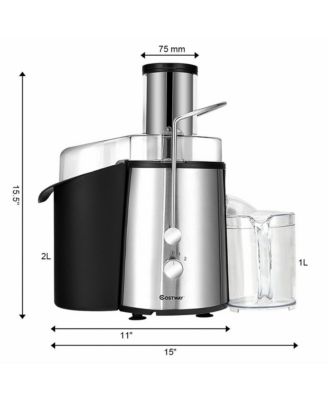 Electric Juicer Wide Mouth Fruit & Vegetable Centrifugal Juice Extractor