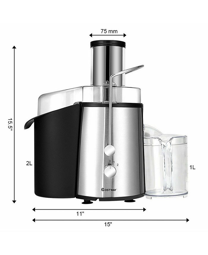 Costway Electric Juicer Wide Mouth Fruit & Vegetable Centrifugal Juice