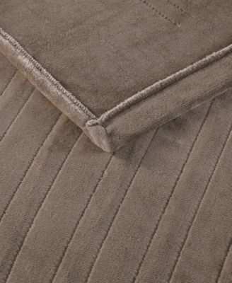 Luxury Plush Heated Blanket, Full, Exclusively at Macy’s