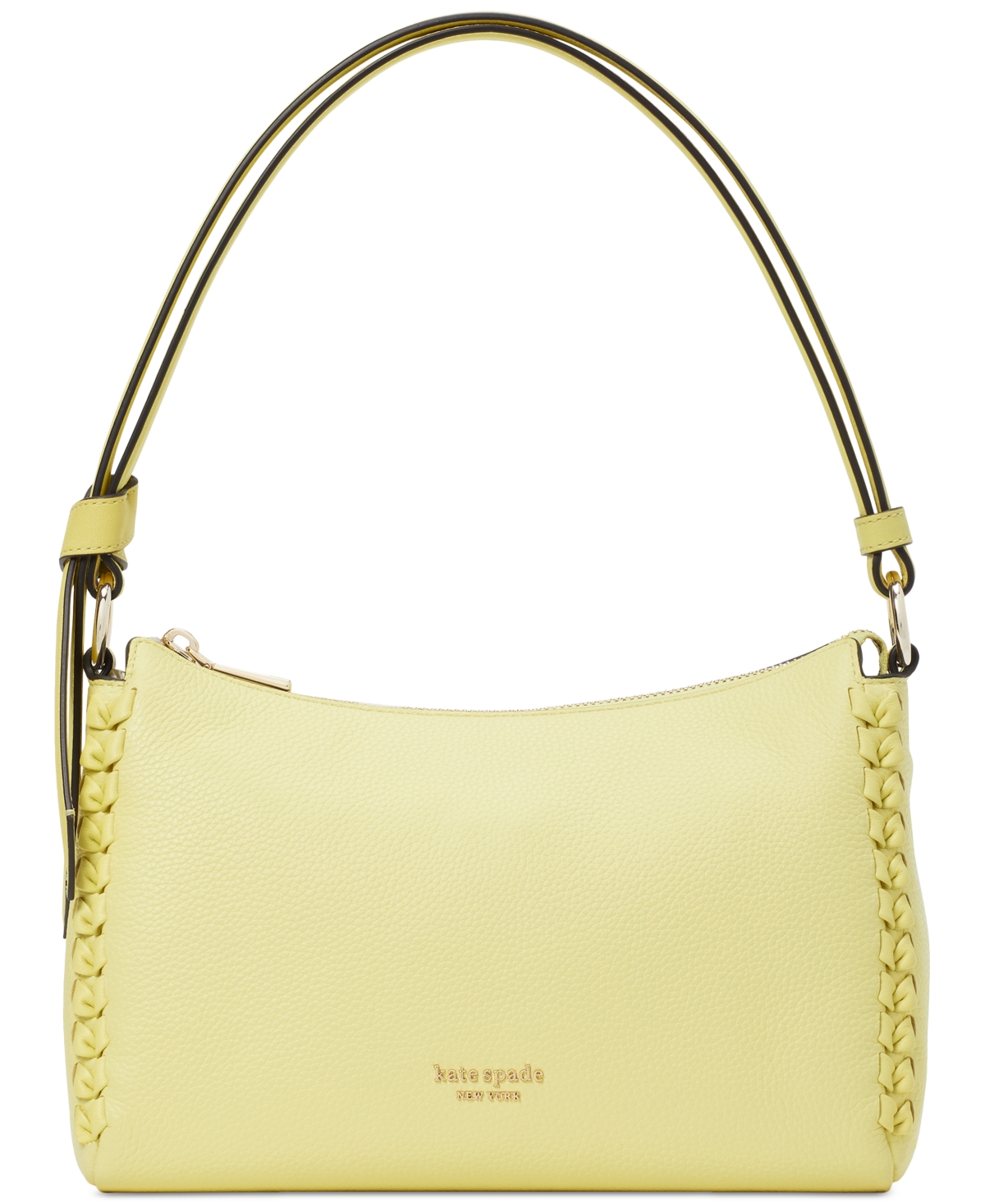 Kate Spade New York Knott Whipstitched Medium Pebbled Leather Shoulder Bag In Suns Out