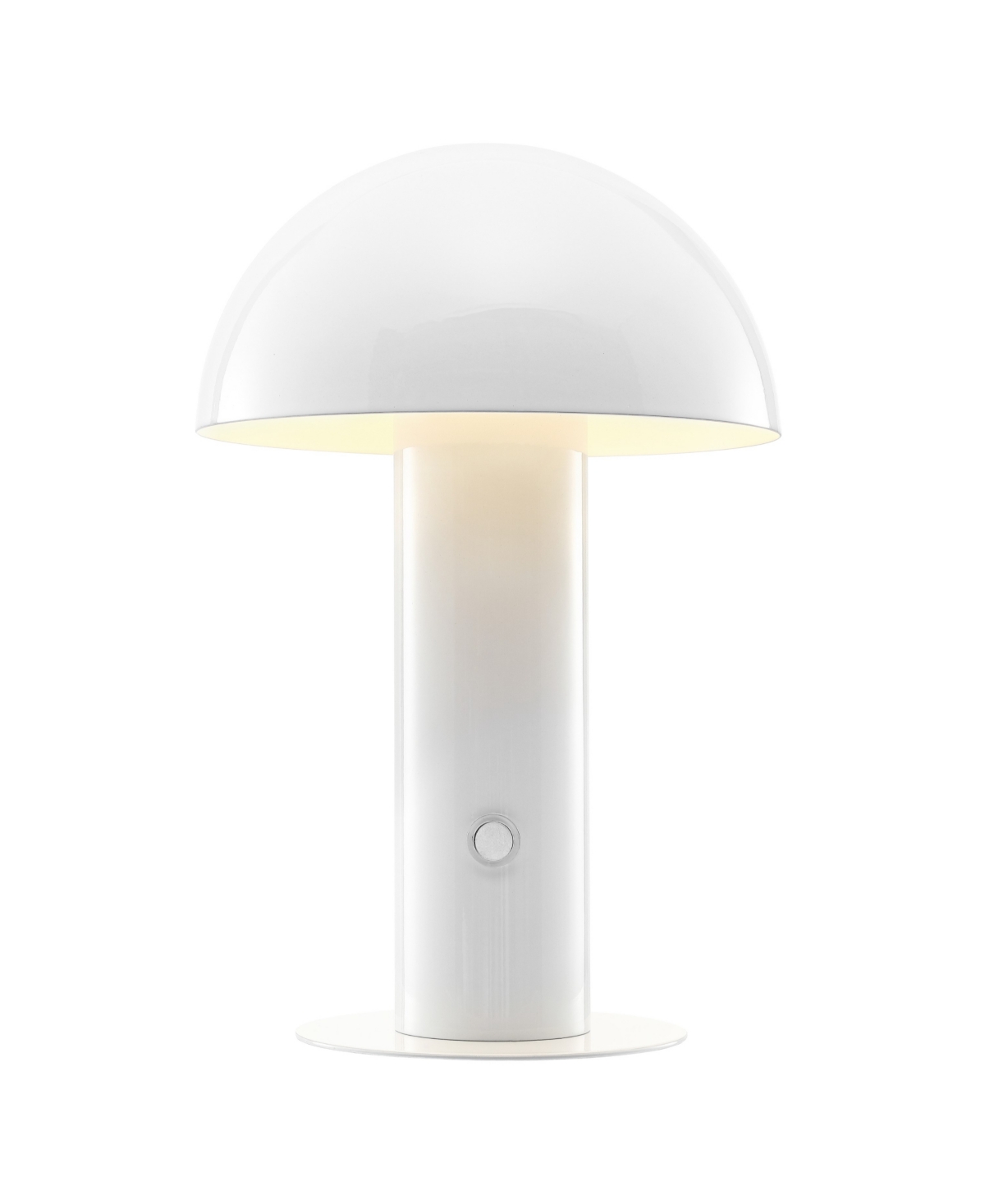 Boletus Contemporary Bohemian Rechargeable, Cordless Iron Integrated Led Mushroom Table Lamp