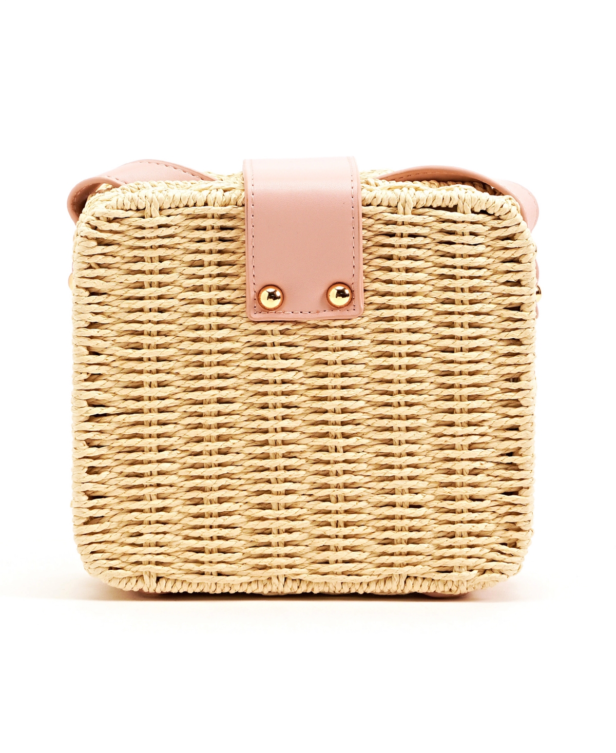 Like Dreams Rosie Floral Straw Mini Crossbody Bag
