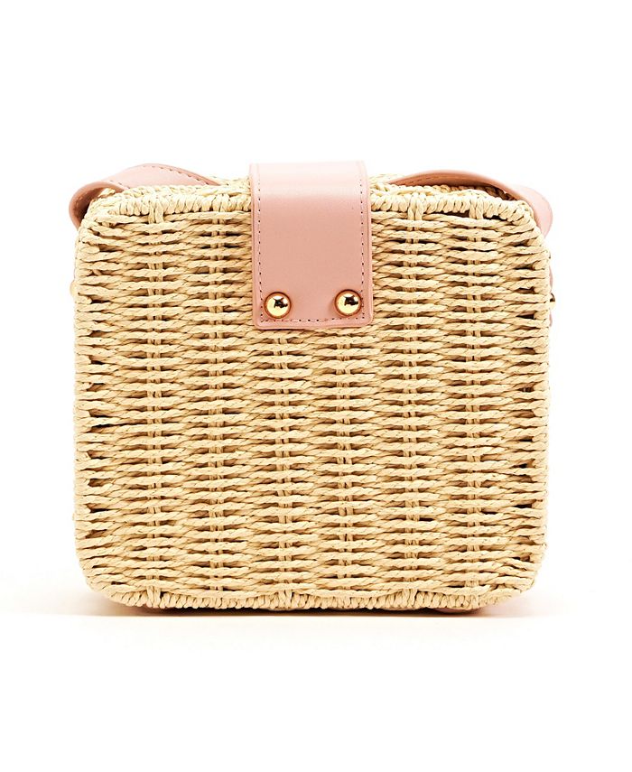 LIKE DREAMS Rosie Floral Straw Mini Crossbody Bag & Reviews Handbags & Accessories Macy's