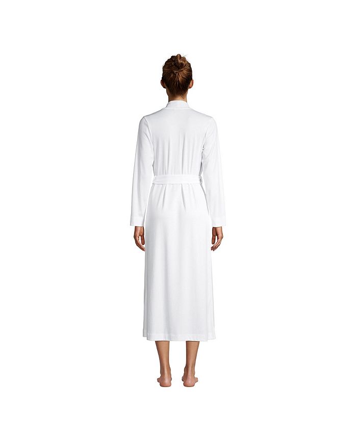 Lands' End Women's Supima Cotton Long Robe Macy's