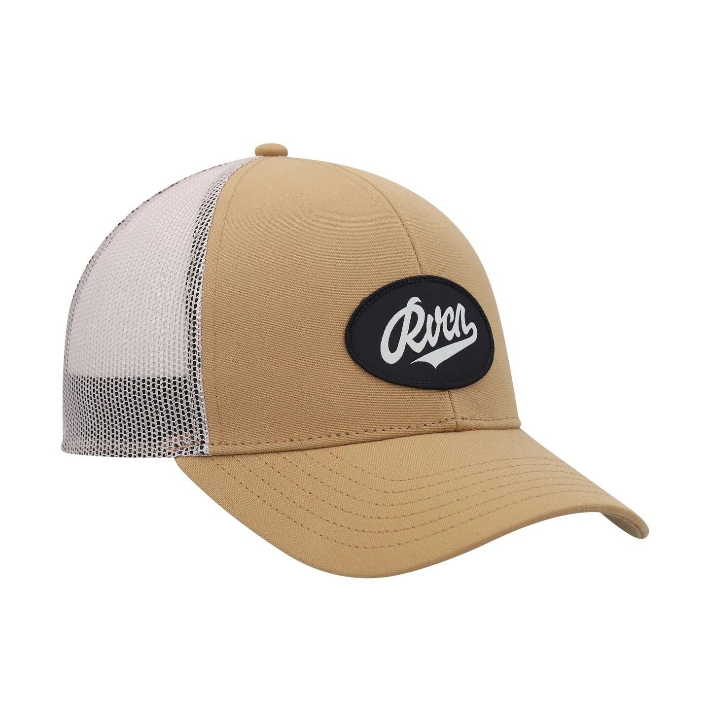 Мужская кепка RVCA Gold Work Script Trucker Snapback Hat — фото 3