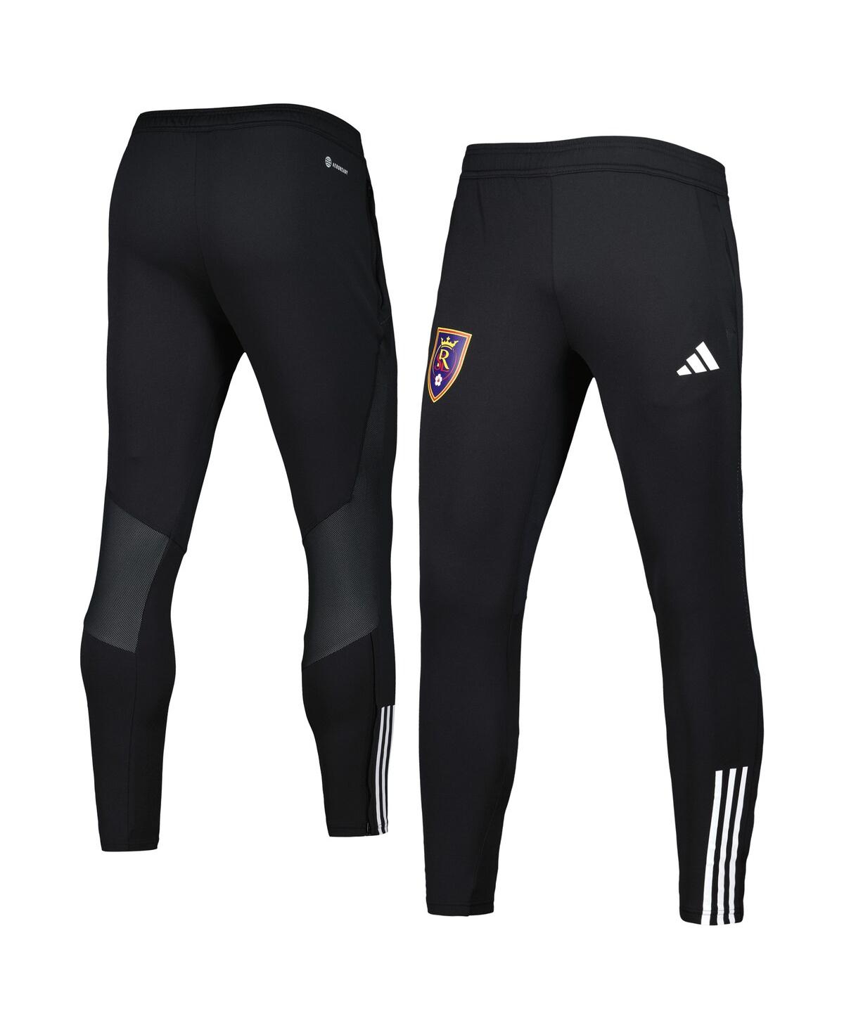 Shop Adidas Originals Men's Adidas Black Real Salt Lake 2023 On-field Team Crest Aeroready Training Pants