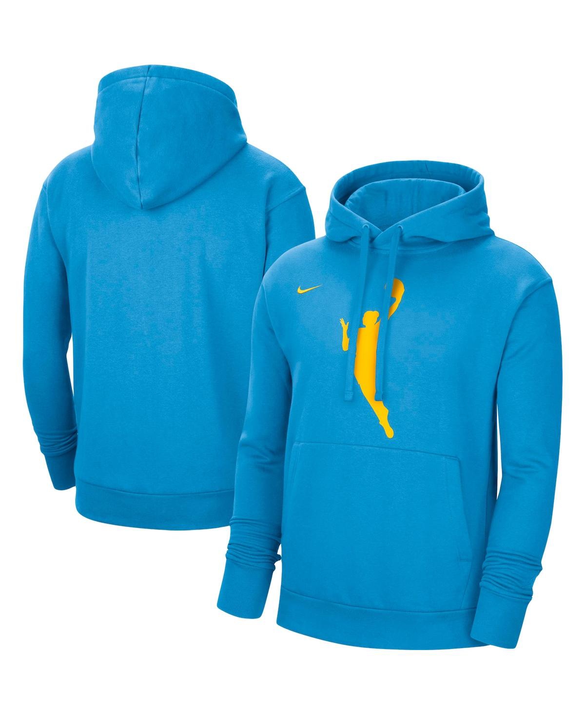 NIKE MEN'S AND WOMEN'S NIKE BLUE WNBA LOGOWOMAN TEAM 13 PULLOVER HOODIE