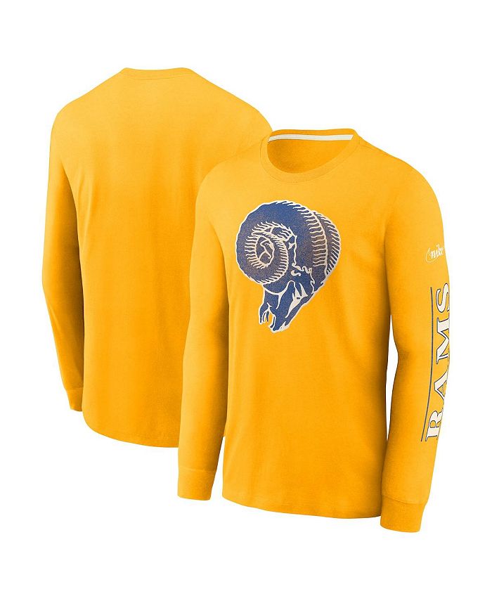 Nike Men's Gold Los Angeles Rams Fashion Tri-Blend Long Sleeve T-shirt -  Macy's