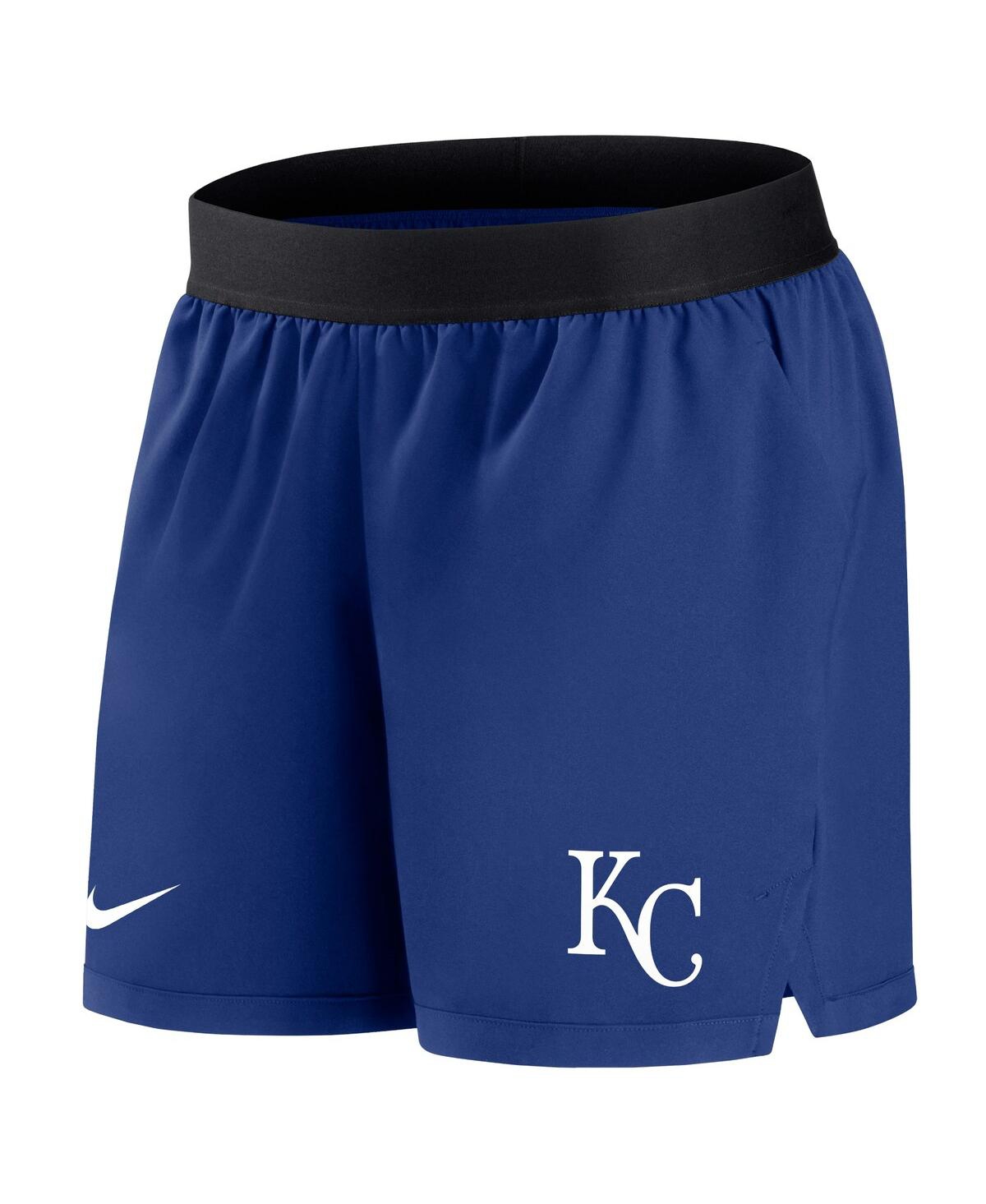 Nike Women's  Royal Kansas City Royals Authentic Collection Flex Vent Max Performance Shorts In Royal