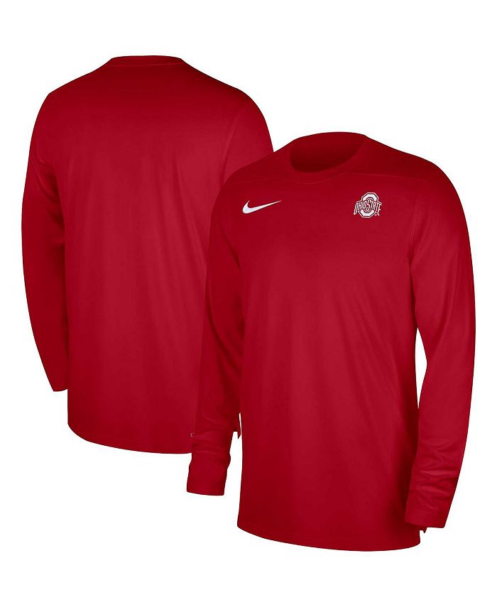 Nike Men's Scarlet Ohio State Buckeyes 2023 Sideline Coaches Long ...