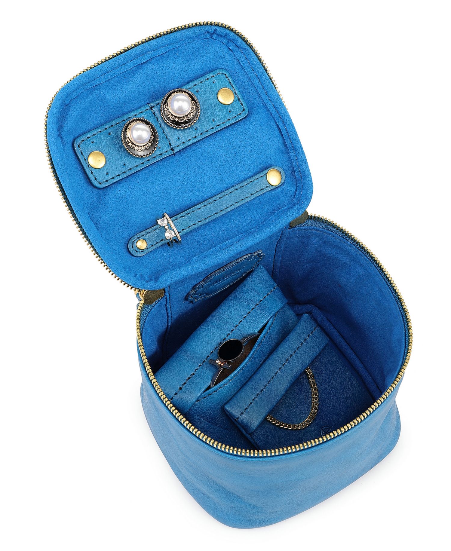 Celosia Cube Leather Jewelry Case
