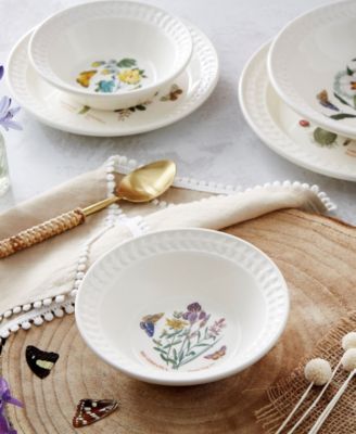 Botanic Garden Harmony Amethyst Cereal Bowls, Set of 4