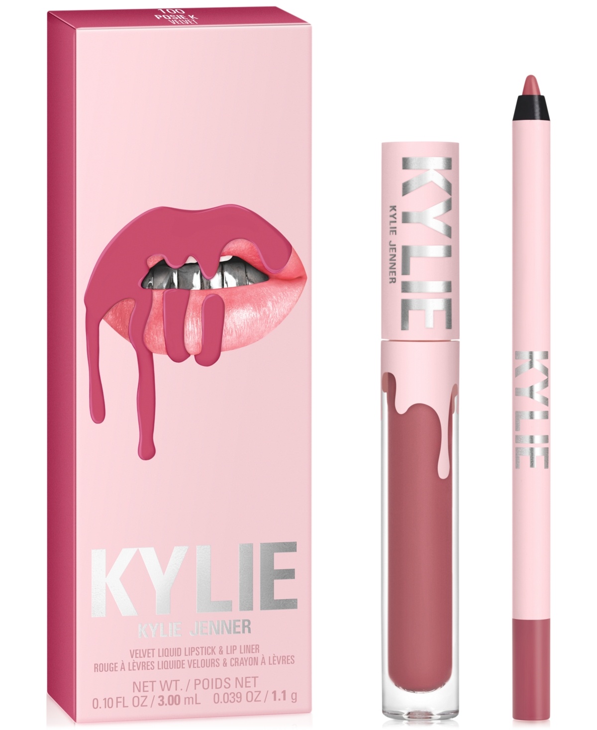 Kylie Cosmetics 2-pc. Velvet Lip Set In Posie K