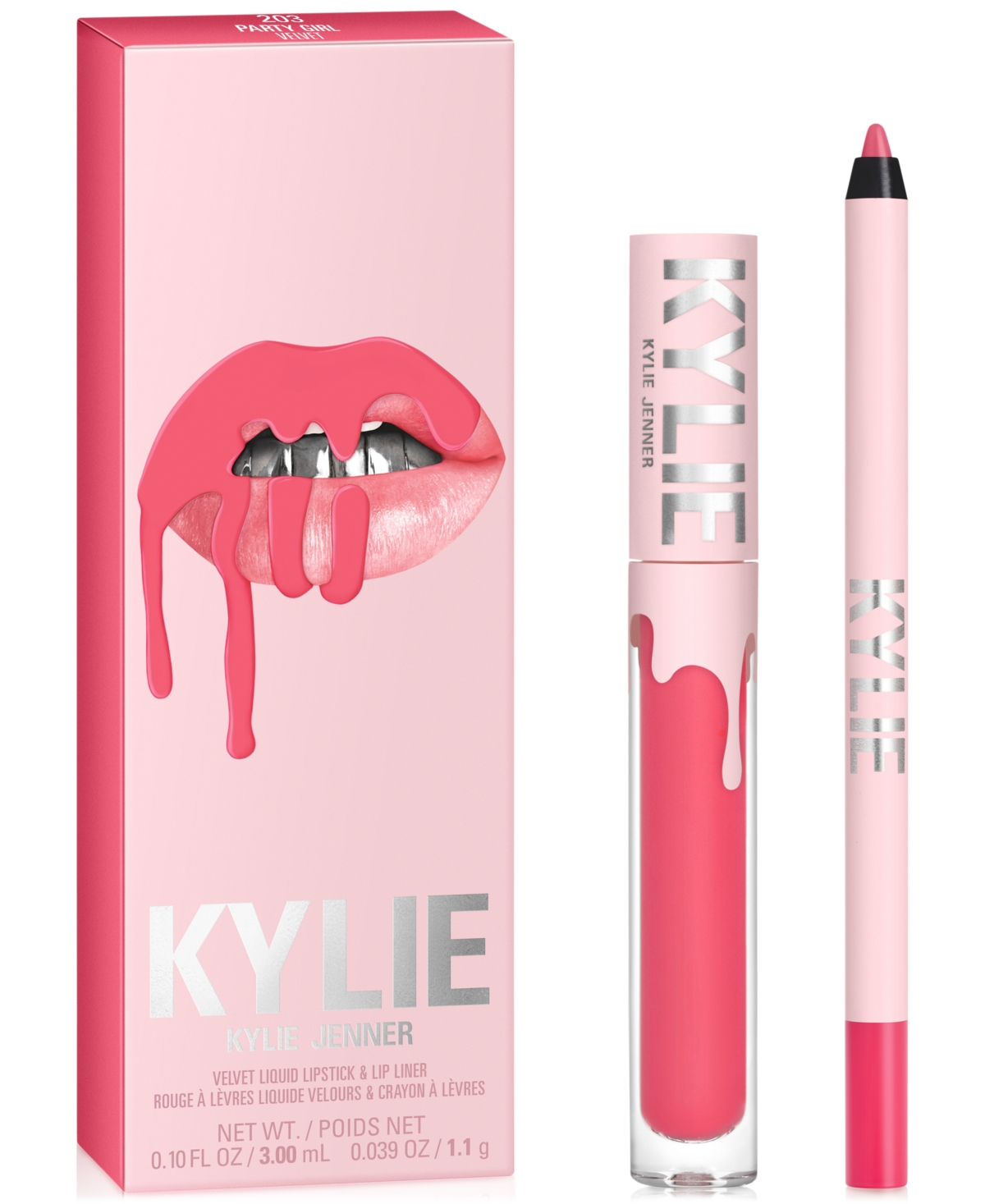 Kylie Cosmetics 2-pc. Velvet Lip Set In Party Girl
