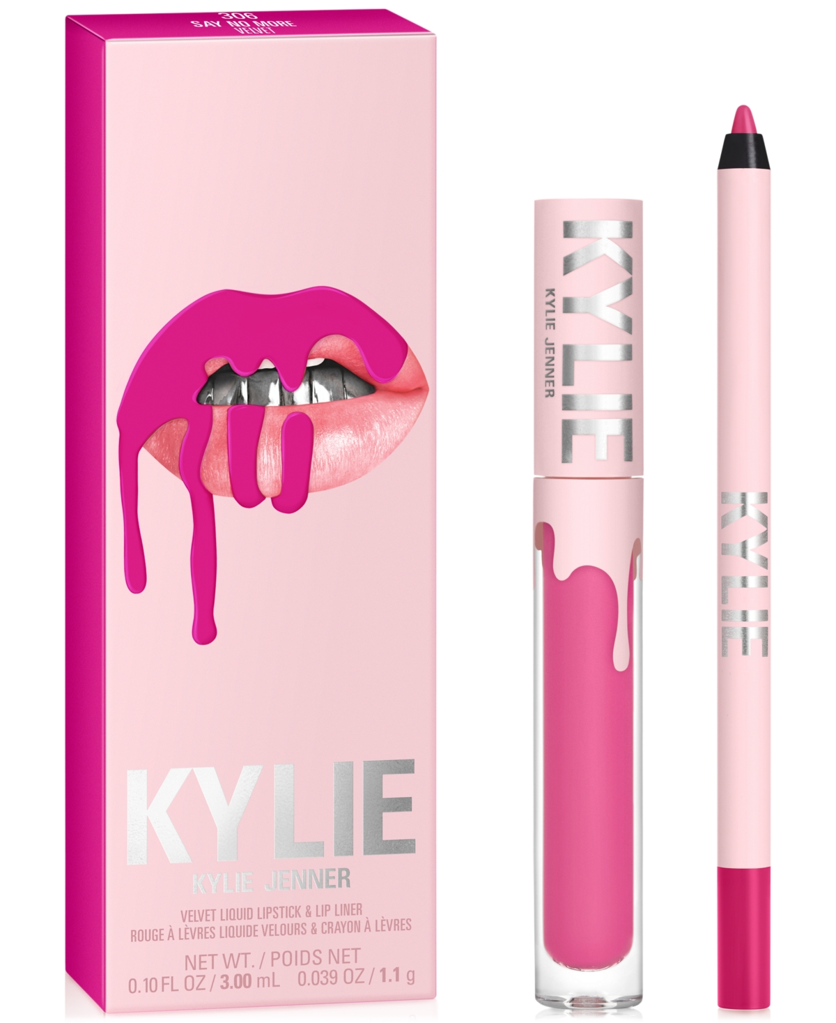 Kylie Cosmetics 2-pc. Velvet Lip Set In Say No More