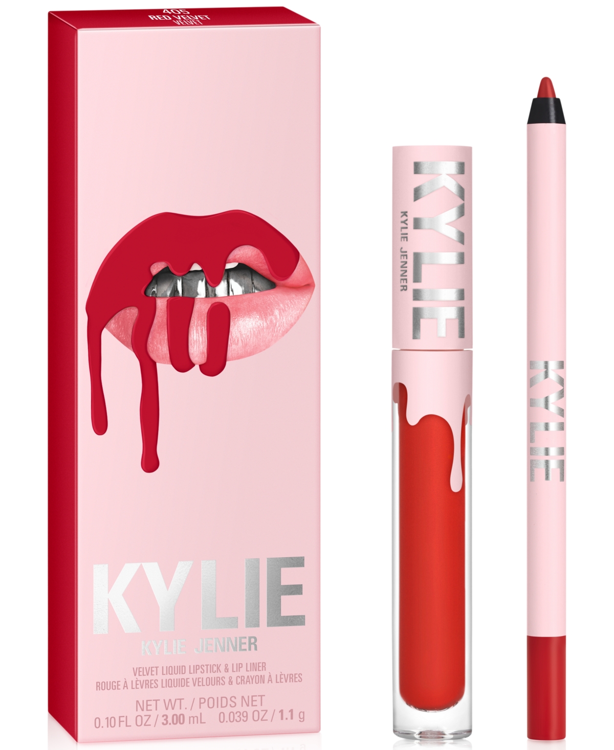 Kylie Cosmetics 2-pc. Velvet Lip Set In Red Velvet