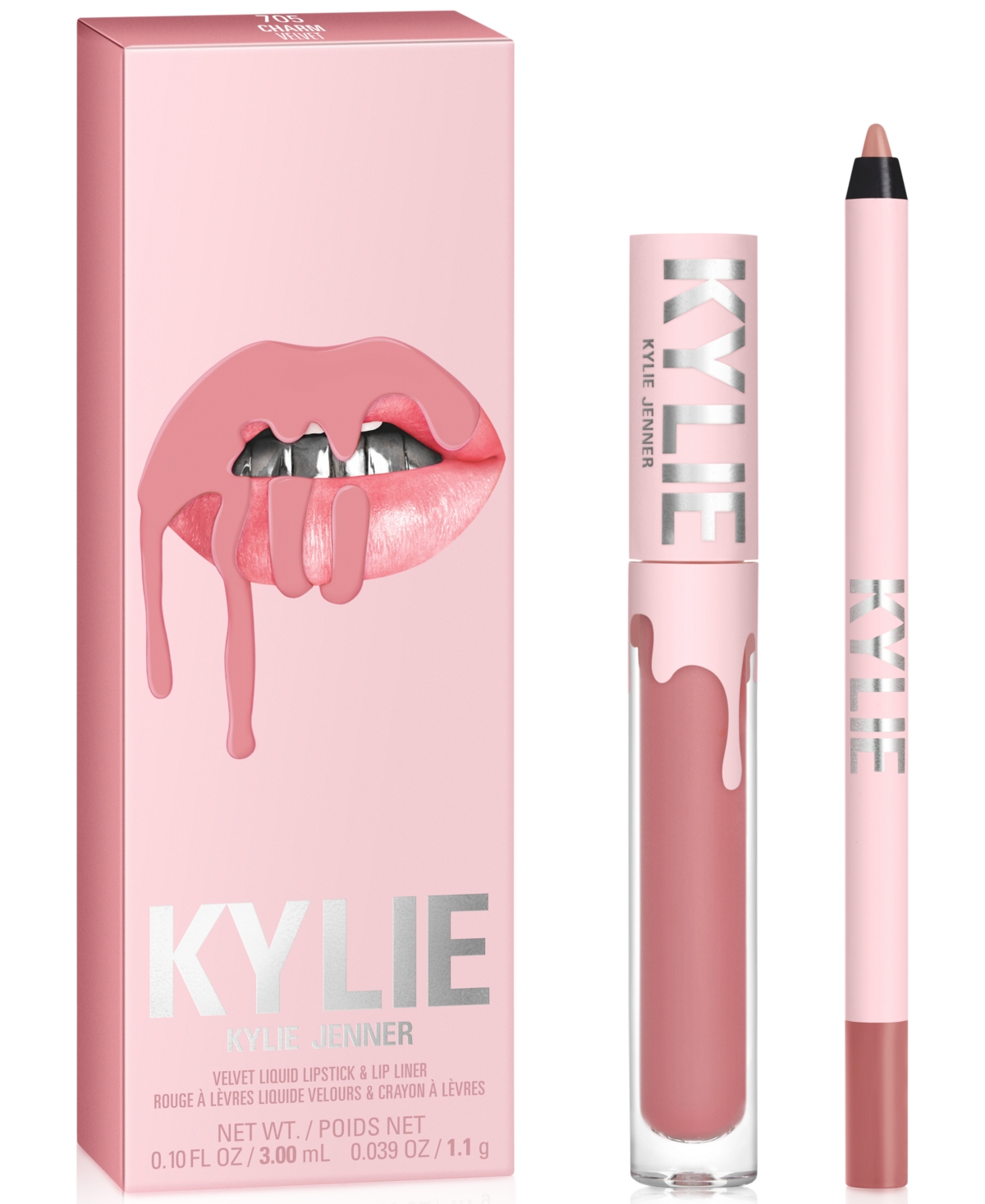 Kylie Cosmetics 2-pc. Velvet Lip Set In Charm