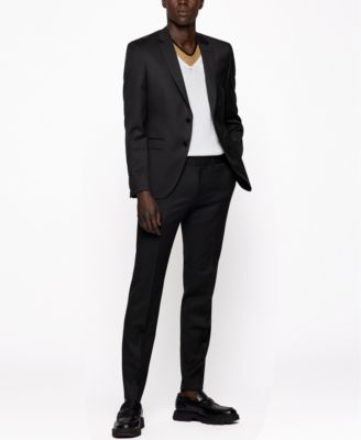 Men's Virgin-Wool Extra-Slim-Fit Suit Jacket