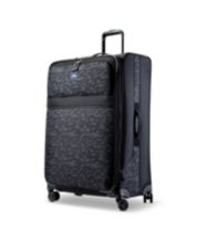 Madden NYC, Aesthetic Soft Side 28 inch Expandable Checked Luggage, Black