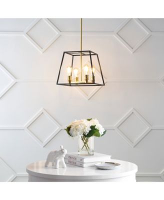 Lloyd 15" 4-Light Farmhouse Industrial Iron LED Pendant