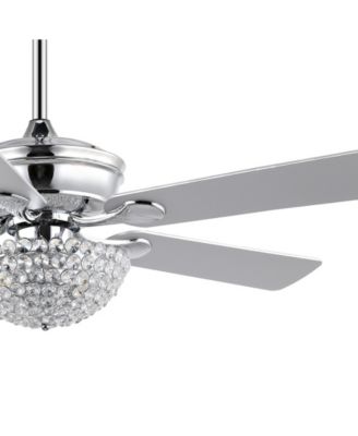Cammy 52" 3-Light Traditional Transitional Iron LED CEILING FAN