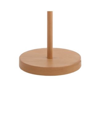 Nando 61" 2-Light Coastal Bohemian Iron, Rattan LED Floor Lamp with Pull-Chain