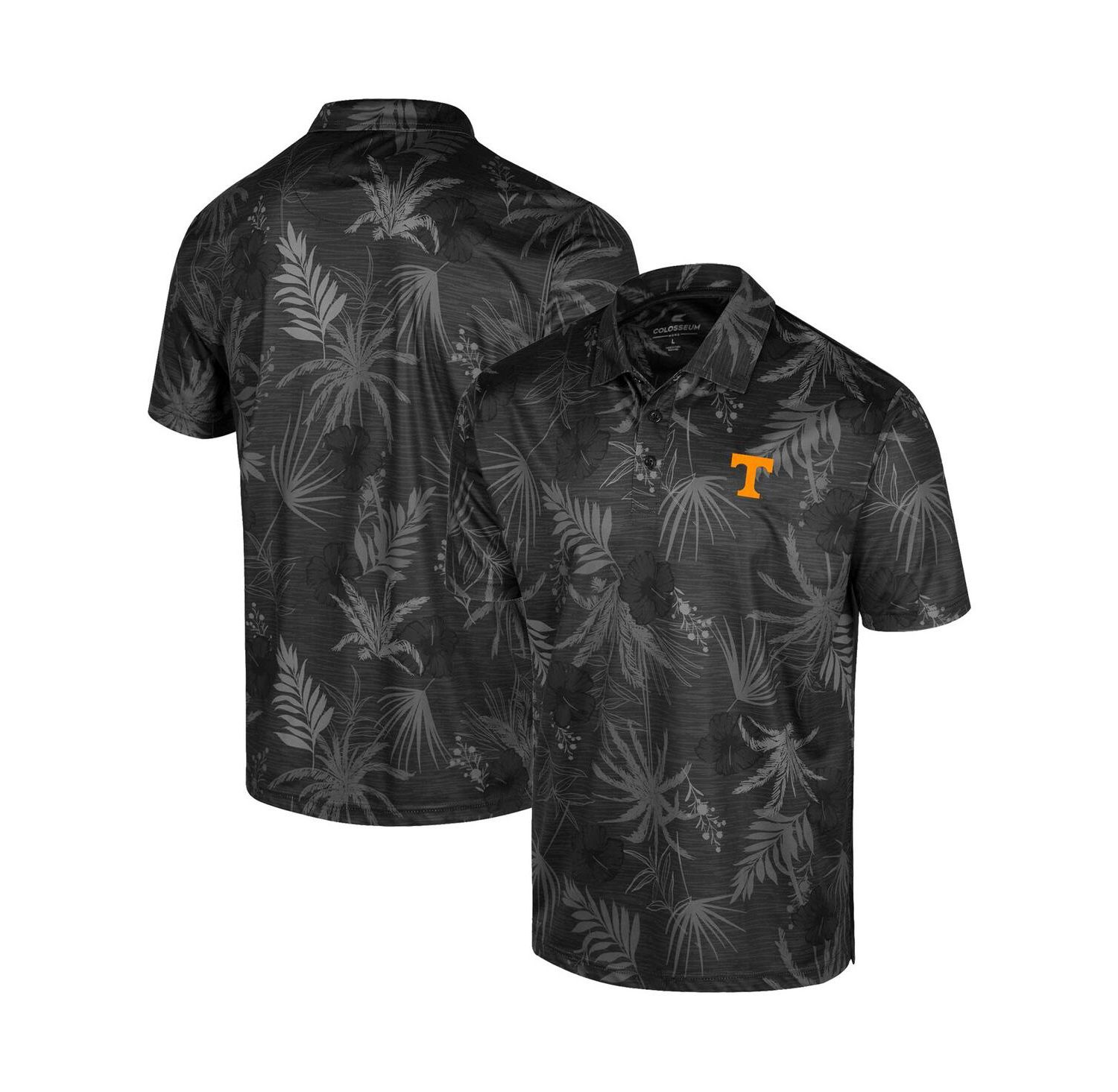Men's Black Tennessee Volunteers Palms Team Polo Shirt