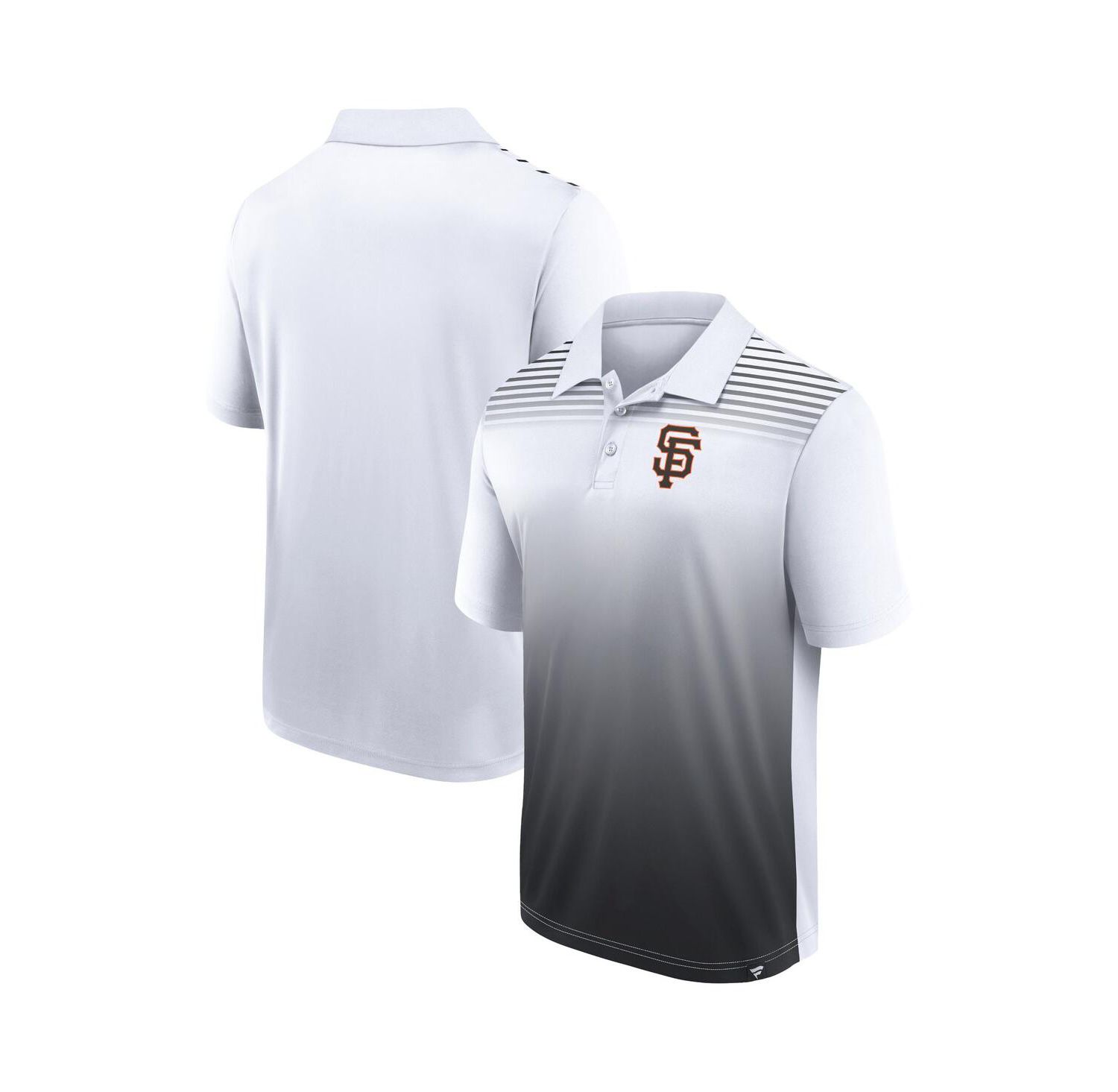Men's White, Black San Francisco Giants Sandlot Game Polo Shirt