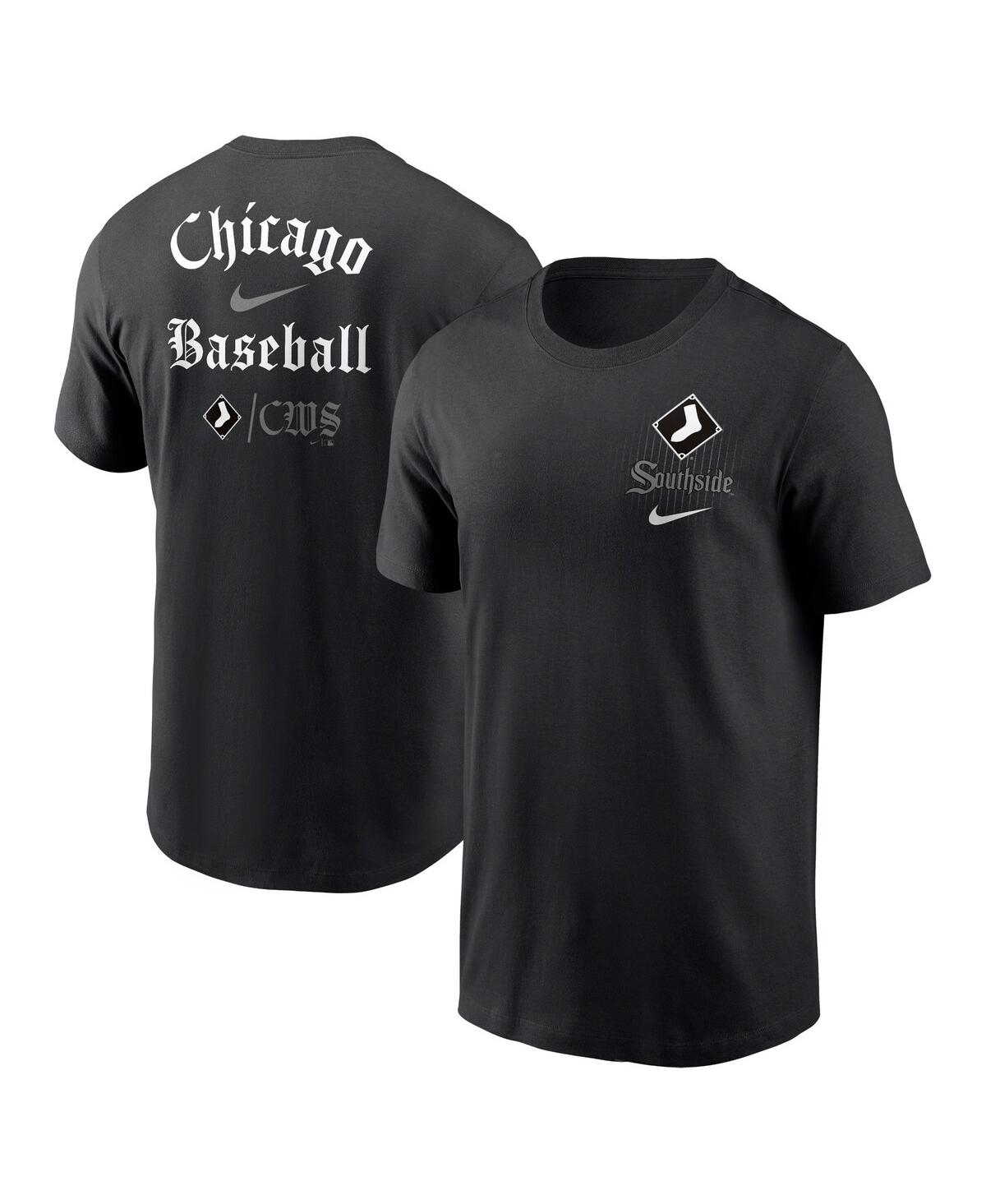 Men's NikeChicago White Sox City Connect 2-Hit T-shirt - Black