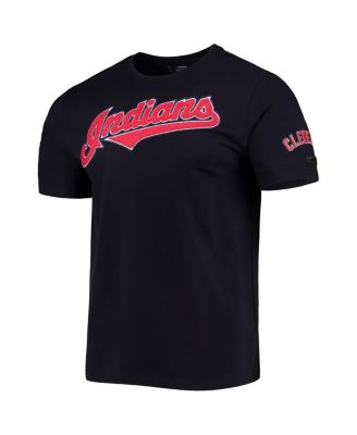 Men's Navy Cleveland Indians Team Logo T-shirt