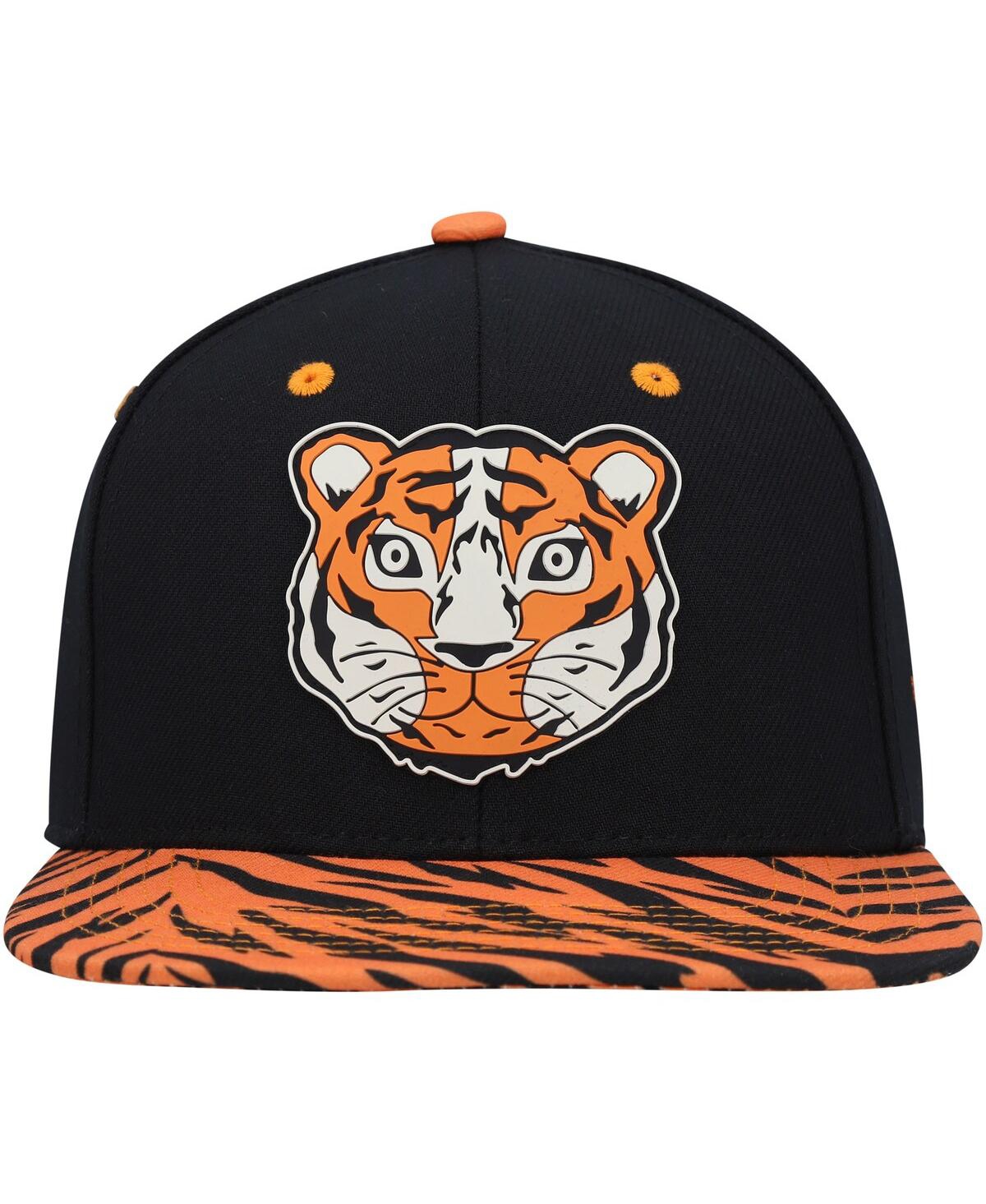 Shop Explore Big Boys And Girls  Black  Tiger Snapback Hat