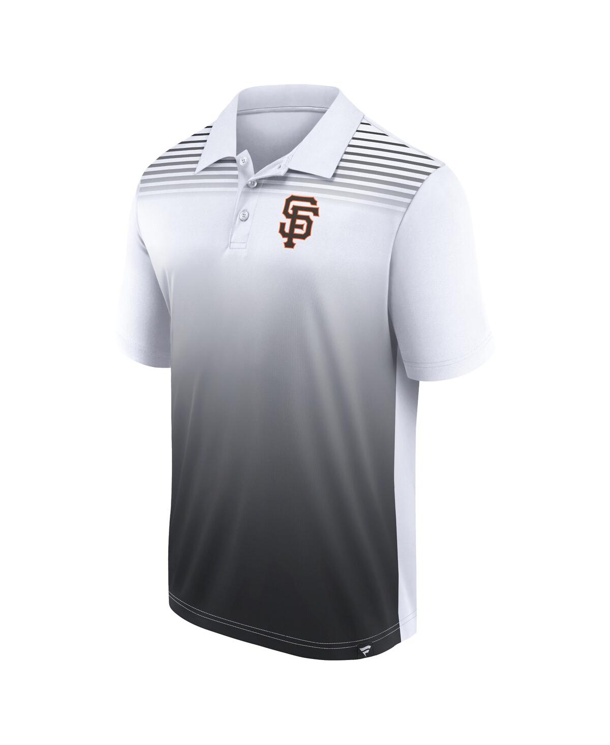 Fanatics Men's  White, Black San Francisco Giants Sandlot Game Polo Shirt In White,black