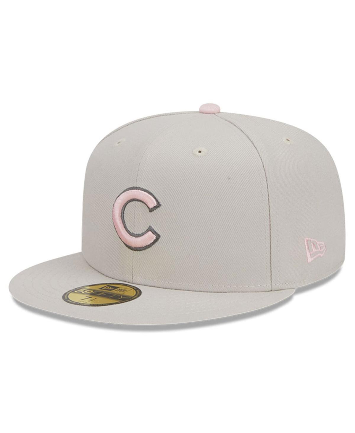 Shop New Era Men's  Khaki Chicago Cubs 2023 Mother's Day On-field 59fifty Fitted Hat