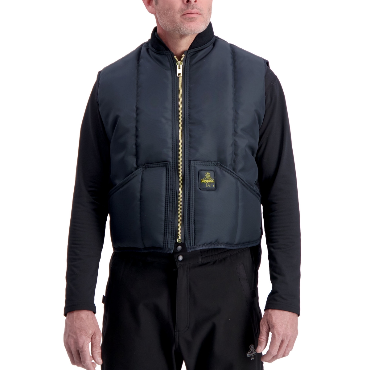 Big & Tall Iron-Tuff Water-Resistant Insulated Vest -50F Cold Protection - Navy