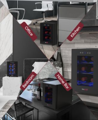 IonChill 6-Bottle Wine Cooler 13-Liter Mini Fridge