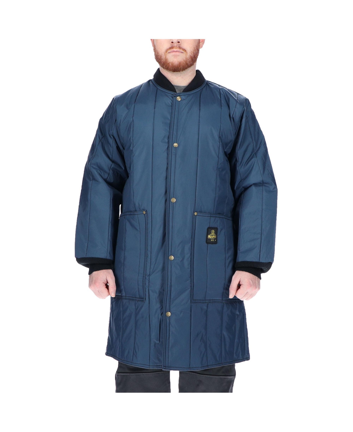 Big & Tall Lightweight Cooler Wear Insulated Frock Liner Workwear Coat - Navy