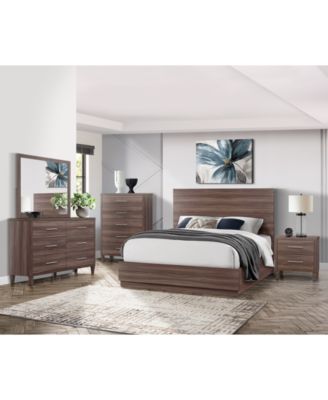 Furniture Jorah Laminate Bedroom Collection In Brown