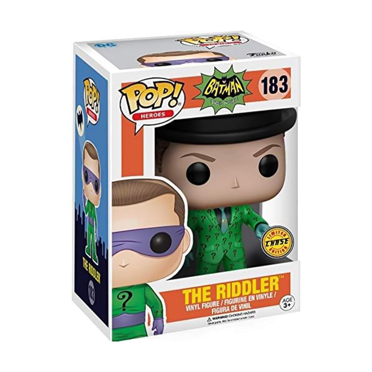 Dc Comics Dc Heroes Funko Pop Vinyl Figure - Riddler Chase Variant