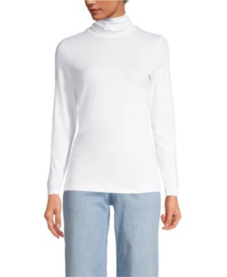 Women's Lightweight Fitted Long Sleeve Turtleneck Top