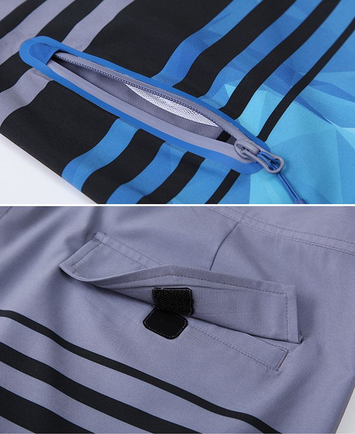 Rokka&Rolla Men's 9" NO Mesh Liner Board Shorts Quick Dry Swim Trunks