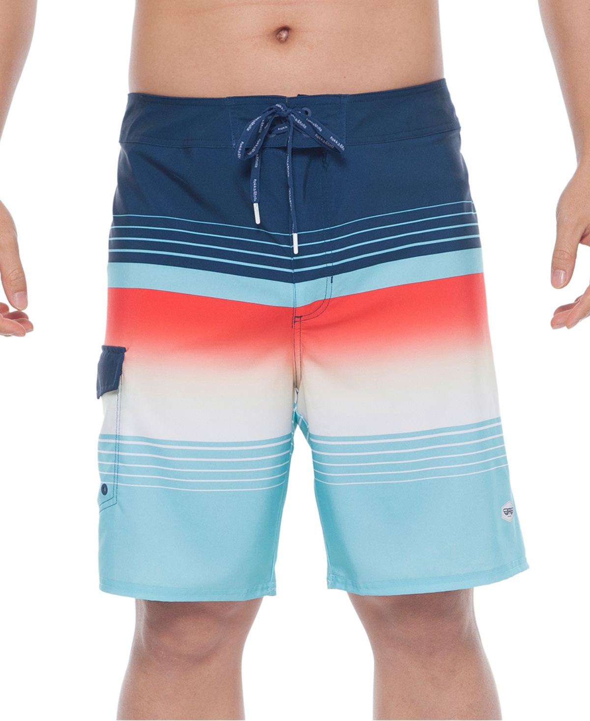 Men's 9" No Liner Board Shorts Quick Dry Swim Trunks Spf 50+ - Hawaiian slush
