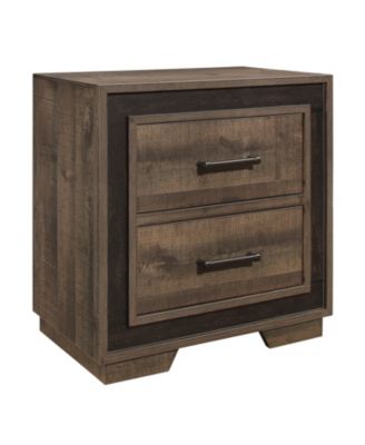 Streamdale Rustic Two-Tone Nightstand