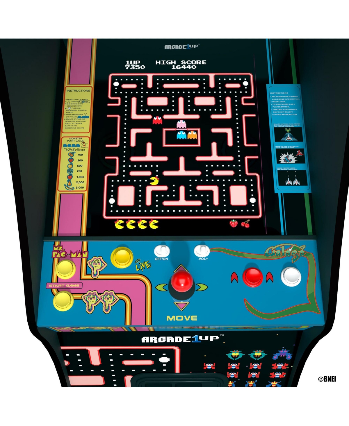 Arcade1Up Ms. Pac-Man/Galaga Deluxe Arcade Machine