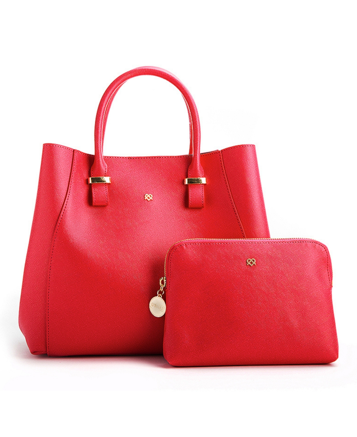 Shop Gunas New York Jane Medium Satchel Bag In Red