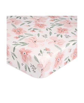 Crane Baby Baby Girls Parker Cotton Floral Crib Sheet Macy s