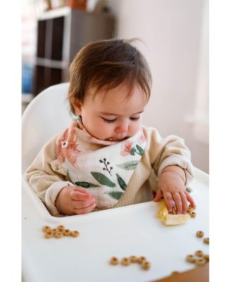 Baby Girls Parker Muslin Bibs, 3 Piece Set